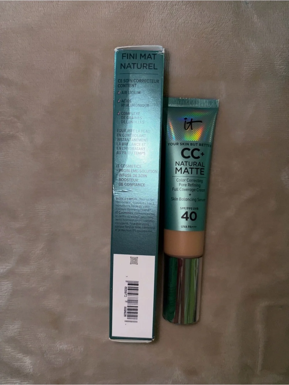 IT Cosmetics CC Natural Matte Color Correcting Pore Refining Full Coverage Cream